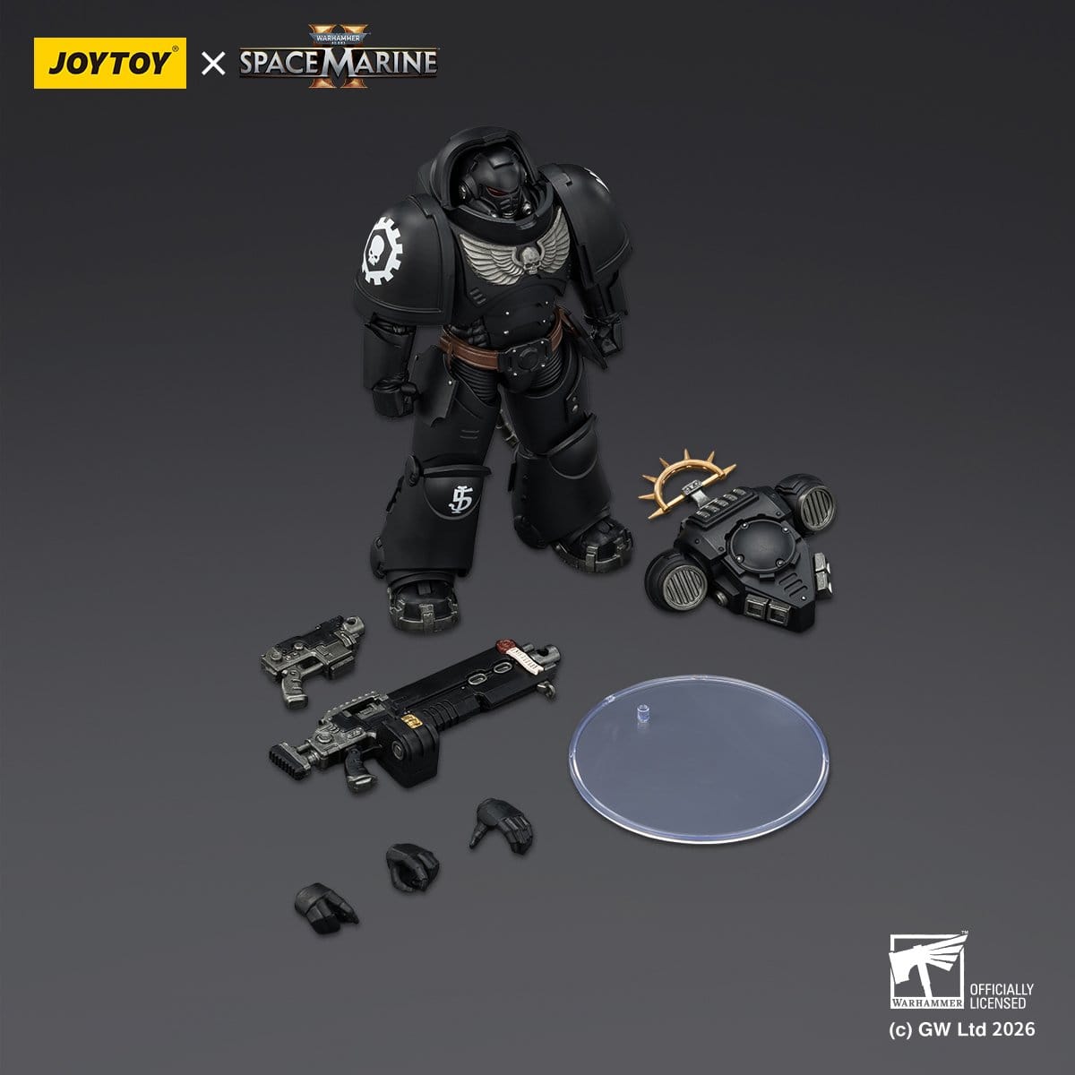 Joy Toy Warhammer 40k: Iron Hands Heavy Intercessor 13cm - Loaded Dice
