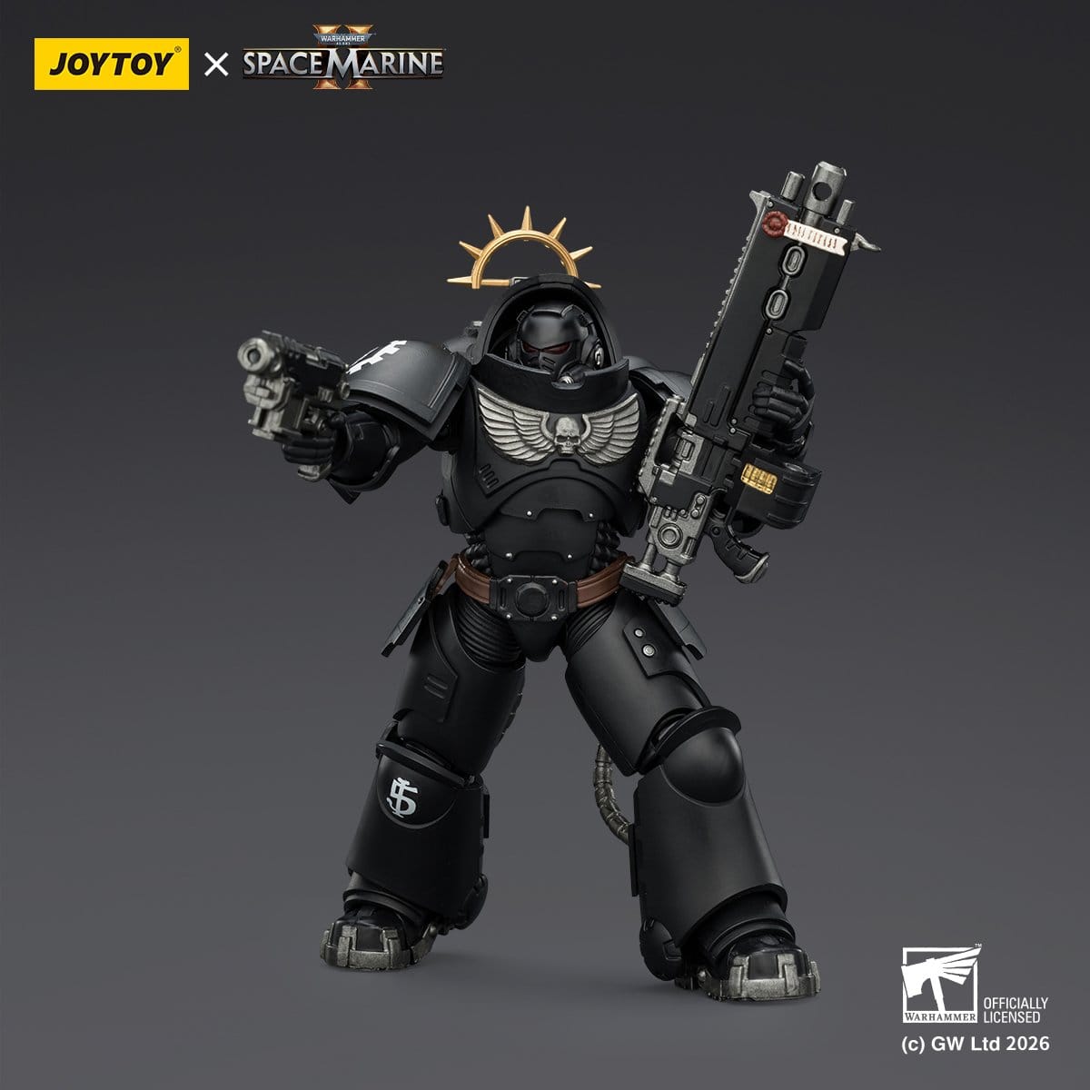 Joy Toy Warhammer 40k: Iron Hands Heavy Intercessor 13cm - Loaded Dice