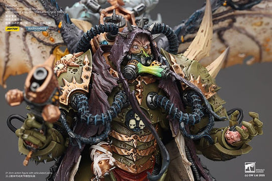Joy Toy Warhammer 40k: Mortarion Daemon Primarch of Nurgle with Ancient weapons The Lantern and Silence 21cm - Loaded Dice
