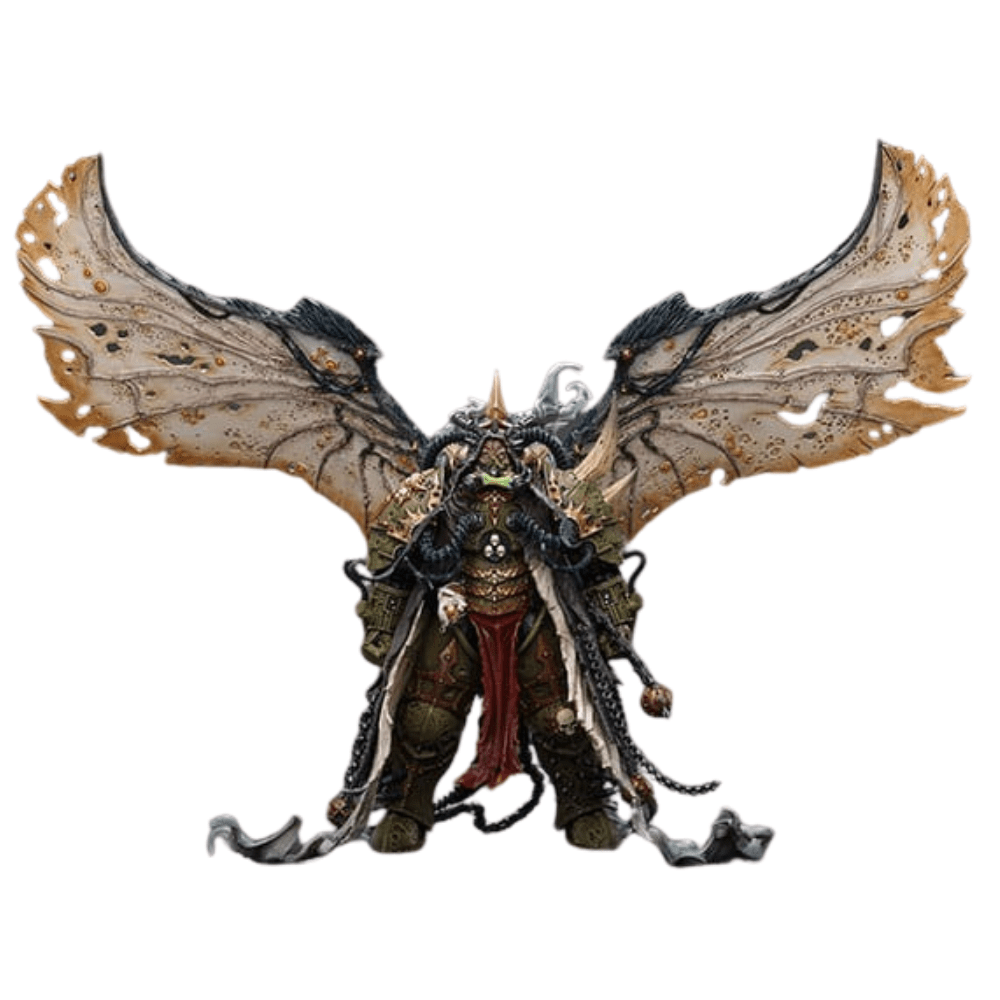 Joy Toy Warhammer 40k: Mortarion Daemon Primarch of Nurgle with Ancient weapons The Lantern and Silence 21cm - Loaded Dice