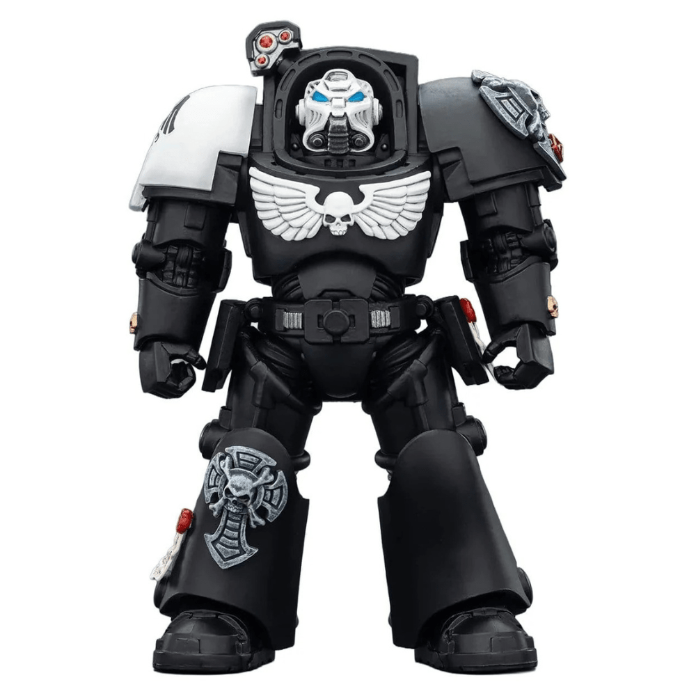 Joy Toy Warhammer 40k: Raven Guard Terminator 1 with Power Sword and Storm Bolter 14cm - Loaded Dice