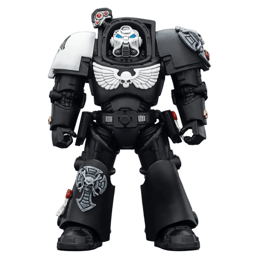 Joy Toy Warhammer 40k: Raven Guard Terminator 1 with Power Sword and Storm Bolter 14cm - Loaded Dice