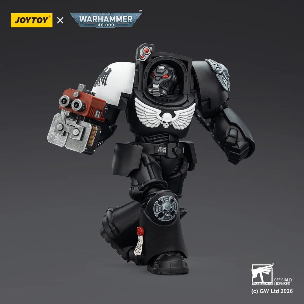 Joy Toy Warhammer 40k: Raven Guard Terminator 2 with Power Fist and Storm Bolter 14cm - Loaded Dice