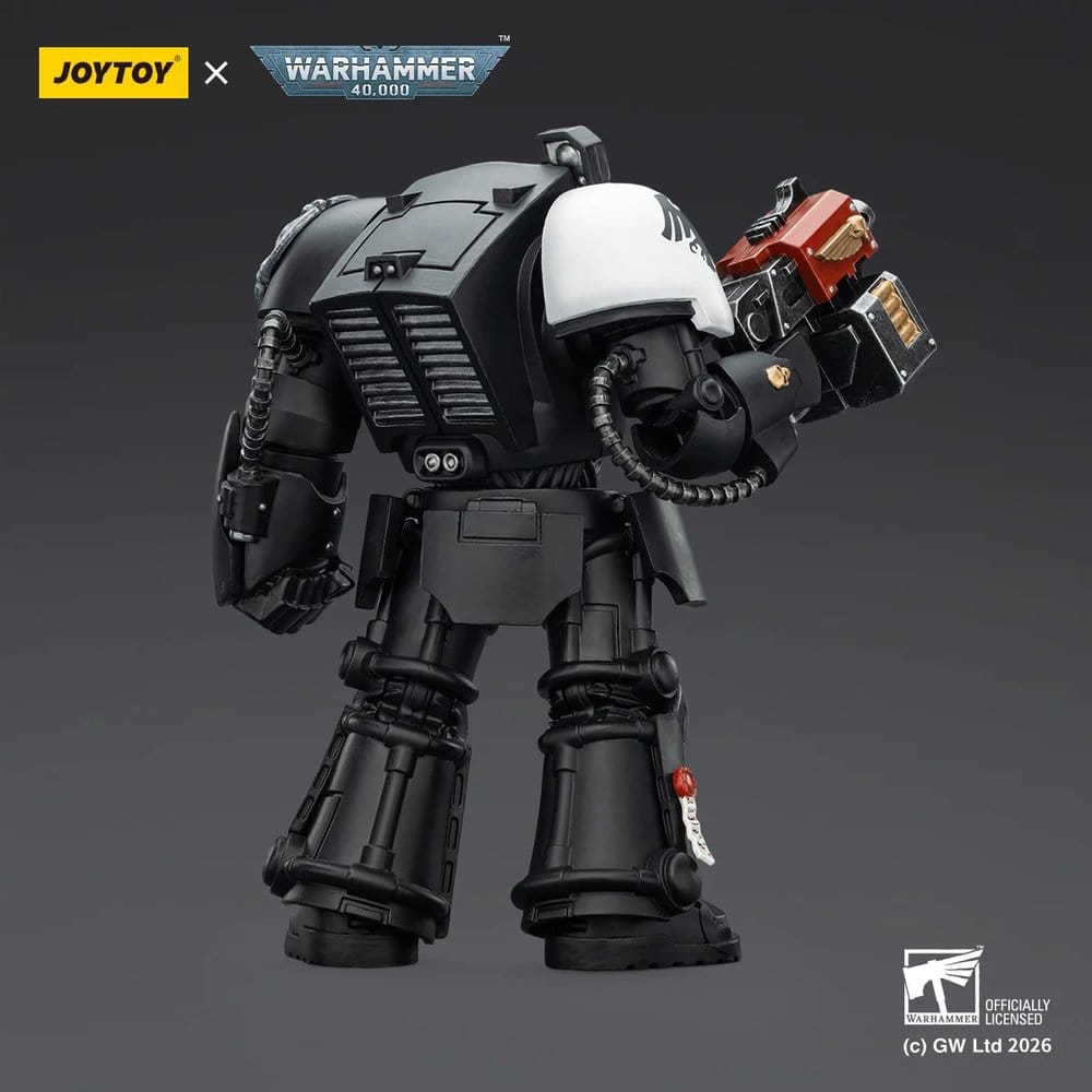 Joy Toy Warhammer 40k: Raven Guard Terminator 2 with Power Fist and Storm Bolter 14cm - Loaded Dice