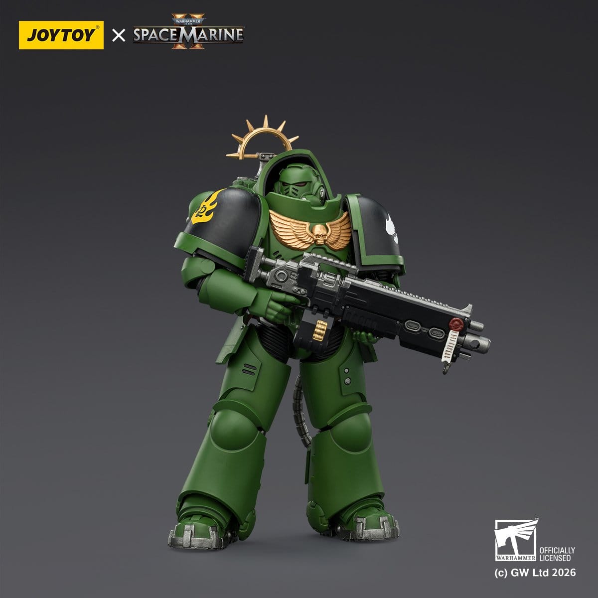 Joy Toy Warhammer 40k: Salamanders Heavy Intercessor 13cm - Loaded Dice