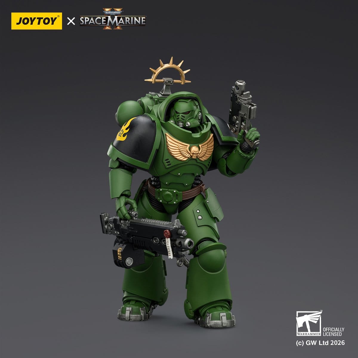 Joy Toy Warhammer 40k: Salamanders Heavy Intercessor 13cm - Loaded Dice