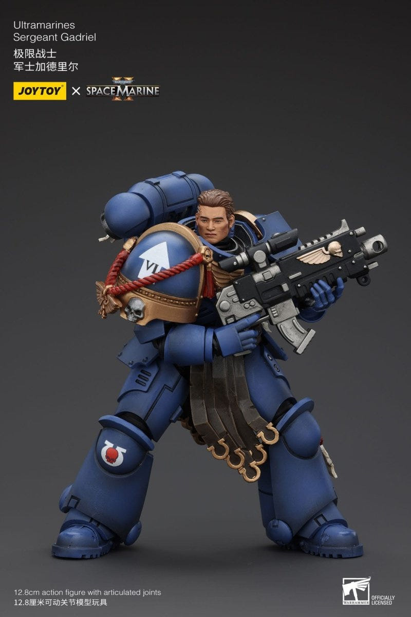 Joy Toy Sergeant Gadriel bare-headed aiming bolt rifle, side view