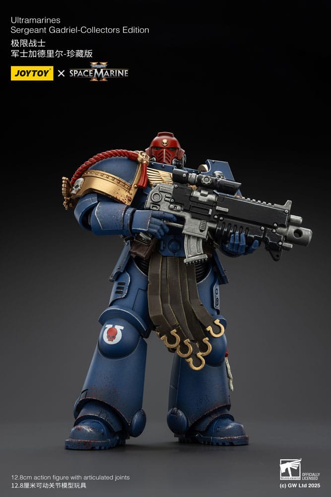 Joy Toy Sergeant Gadriel with scoped bolt rifle, side view