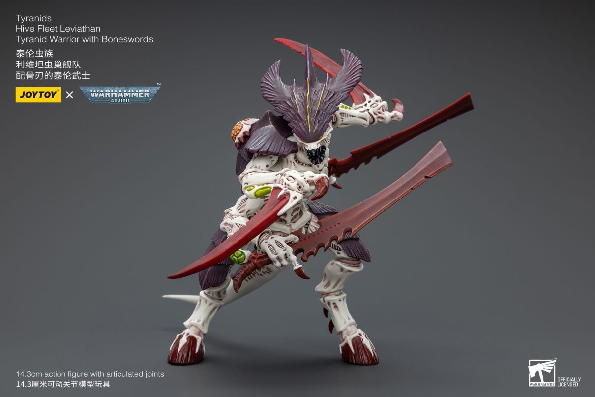 Joy Toy Warhammer 40k Tyranid Warrior with Boneswords - Loaded Dice