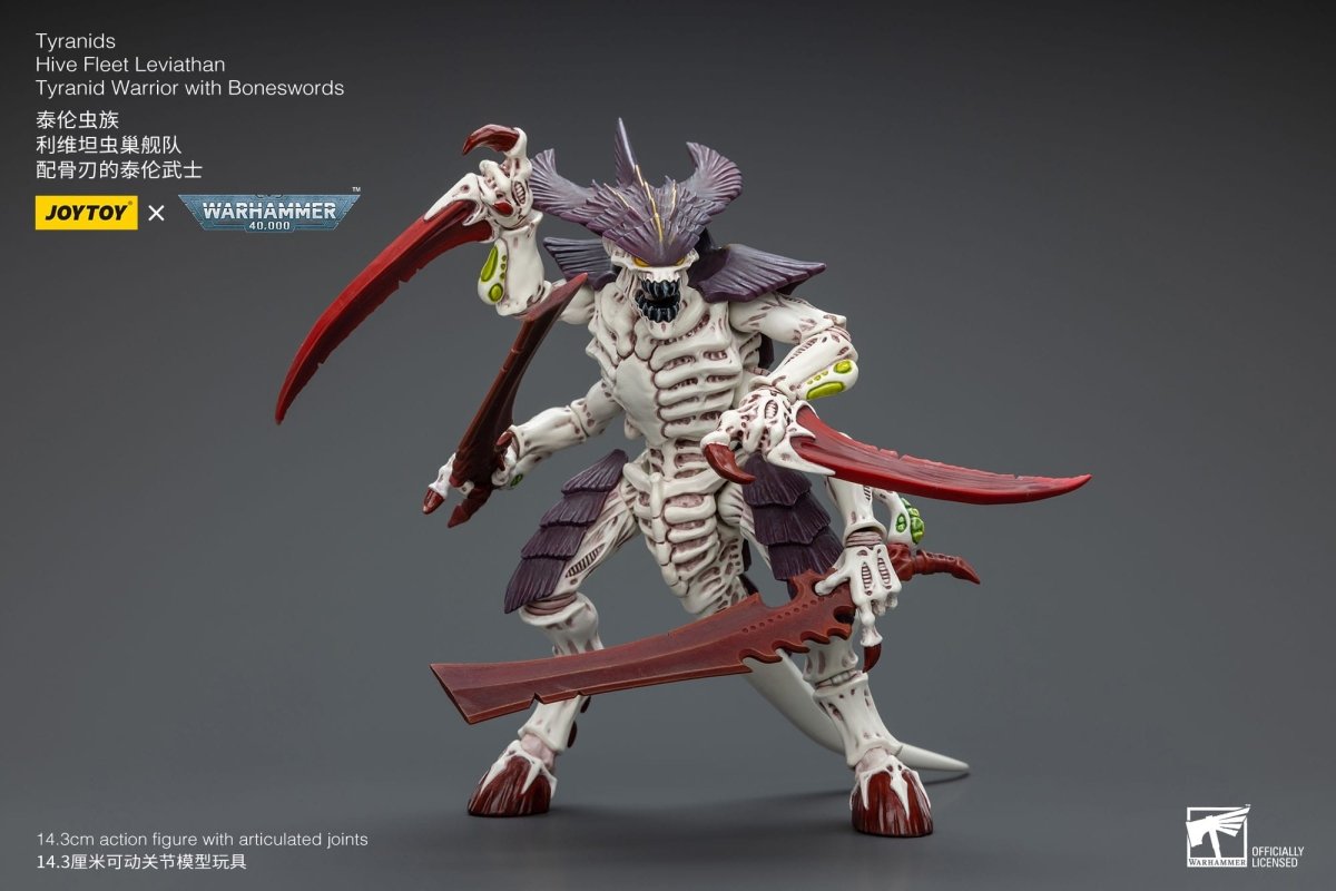 Joy Toy Warhammer 40k Tyranid Warrior with Boneswords - Loaded Dice