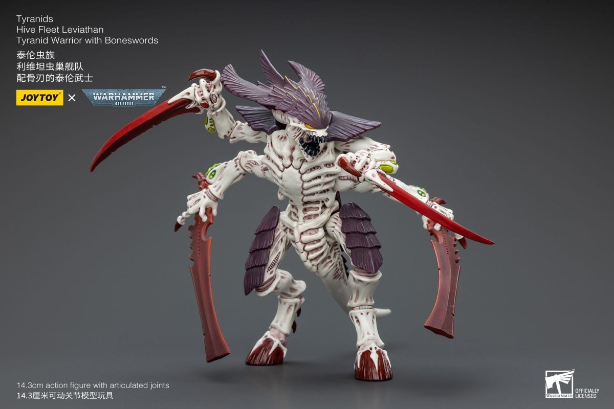 Joy Toy Warhammer 40k Tyranid Warrior with Boneswords - Loaded Dice
