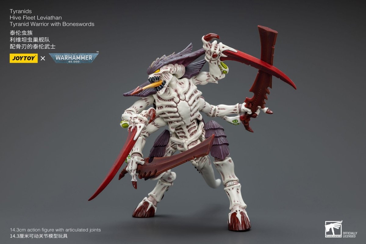 Joy Toy Warhammer 40k Tyranid Warrior with Boneswords - Loaded Dice