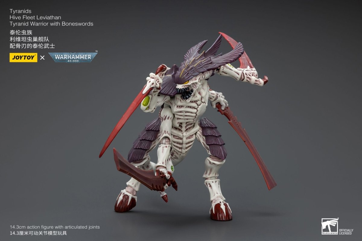 Joy Toy Warhammer 40k Tyranid Warrior with Boneswords - Loaded Dice