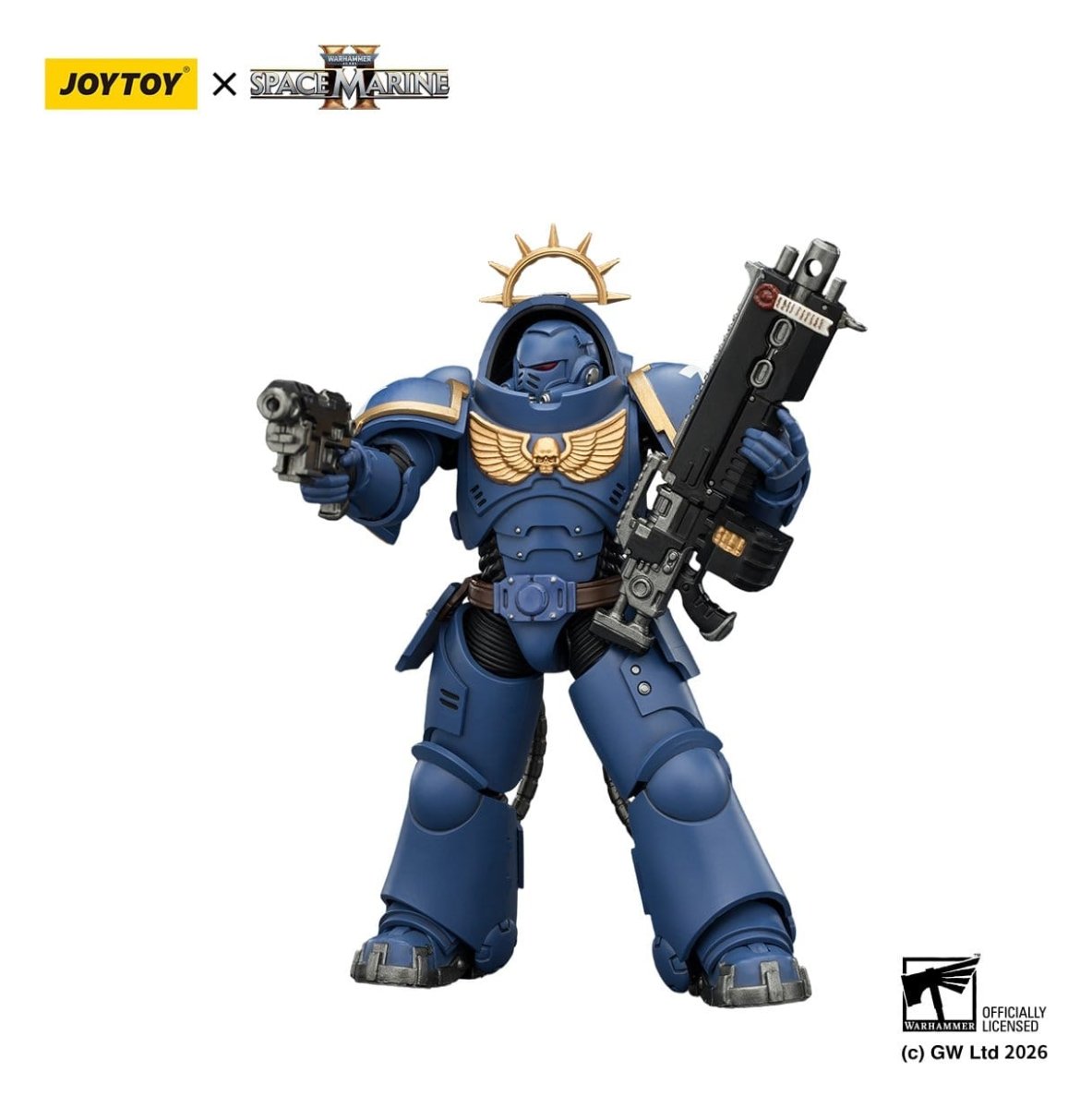 Joy Toy Warhammer 40k: Ultramarines Heavy Intercessor 13cm - Loaded Dice