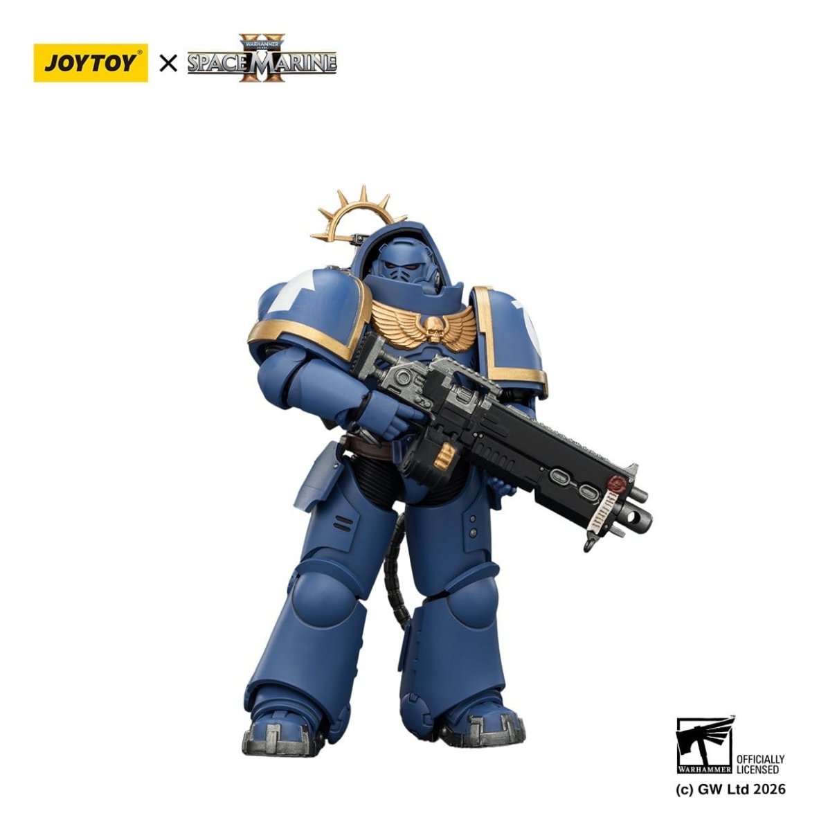 Joy Toy Warhammer 40k: Ultramarines Heavy Intercessor 13cm - Loaded Dice