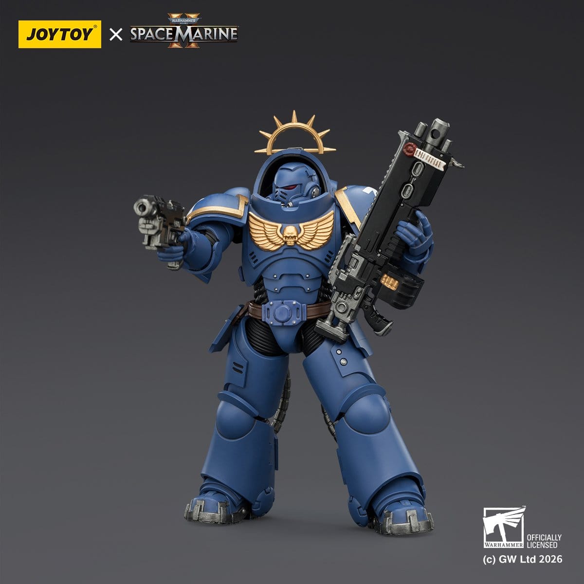 Joy Toy Warhammer 40k: Ultramarines Heavy Intercessor 13cm - Loaded Dice