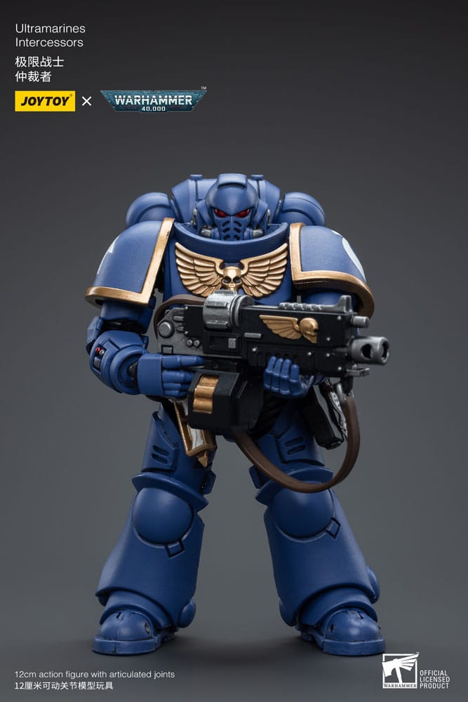 Joy Toy Warhammer 40k Ultramarines Intercessor 12cm - Loaded Dice