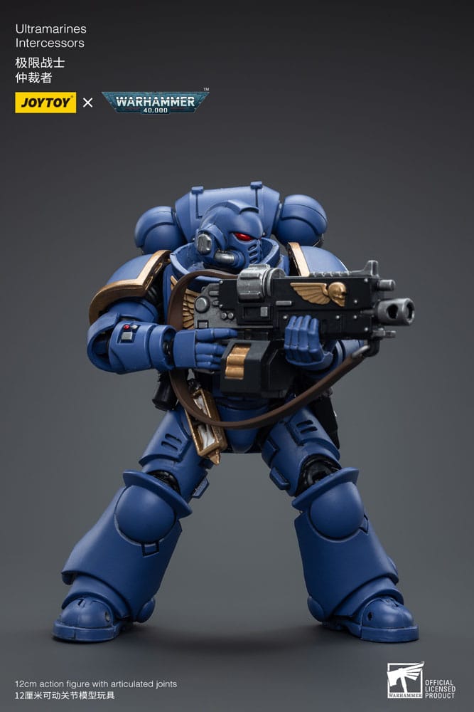 Joy Toy Warhammer 40k Ultramarines Intercessor 12cm - Loaded Dice