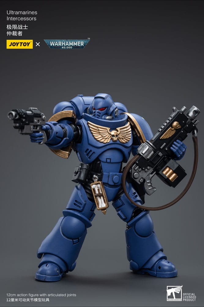 Joy Toy Warhammer 40k Ultramarines Intercessor 12cm - Loaded Dice