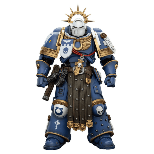 Joy Toy Warhammer 40k: Ultramarines Torvald with Power Sword, Stormshield and Bolt Pistol 13cm - Loaded Dice