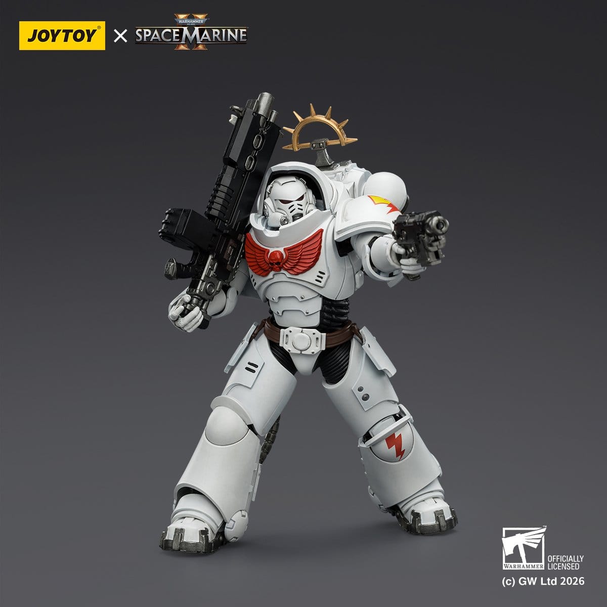 Joy Toy Warhammer 40k: White Scars Heavy Intercessor 13cm - Loaded Dice