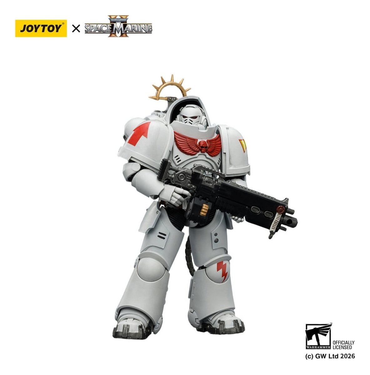 Joy Toy Warhammer 40k: White Scars Heavy Intercessor 13cm - Loaded Dice