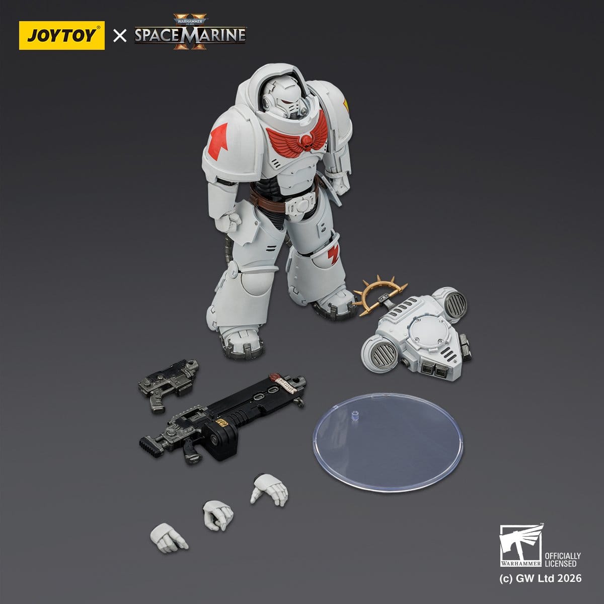 Joy Toy Warhammer 40k: White Scars Heavy Intercessor 13cm - Loaded Dice