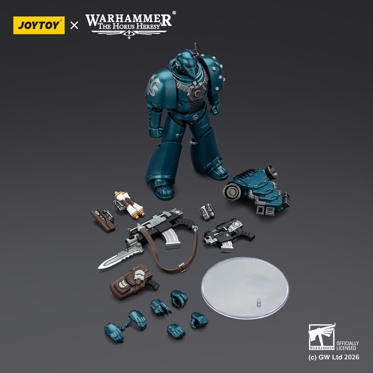 Joy Toy Warhammer The Horus Heresy: Alpha Legion MKVI Tactical Legionary 12cm - Loaded Dice