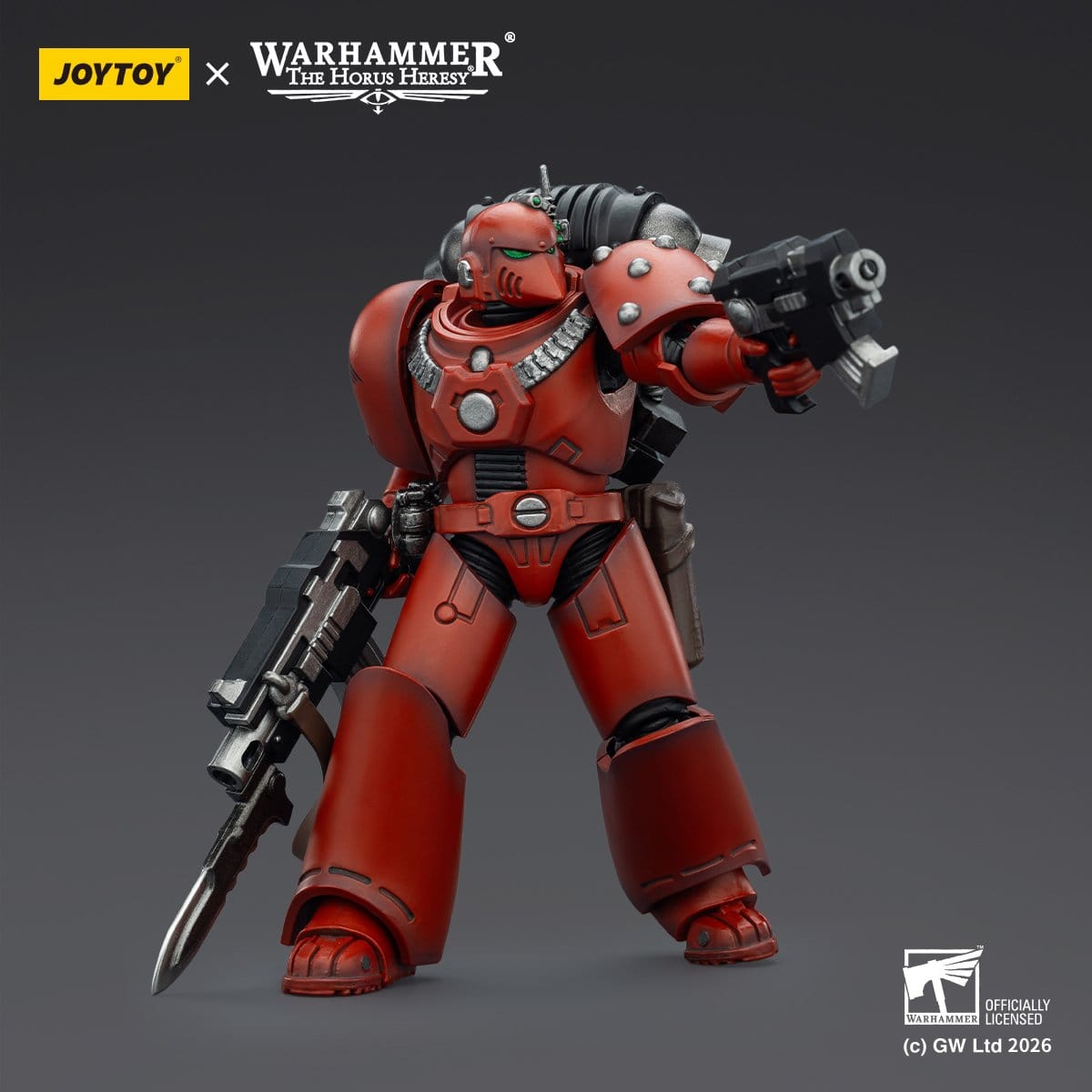 Joy Toy Warhammer The Horus Heresy: Blood Angels MKVI Tactical Legionary 12cm - Loaded Dice