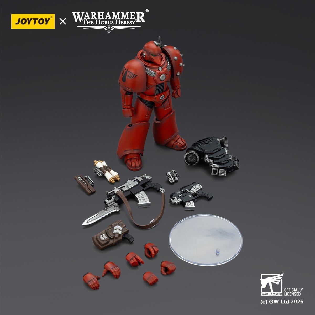 Joy Toy Warhammer The Horus Heresy: Blood Angels MKVI Tactical Legionary 12cm - Loaded Dice