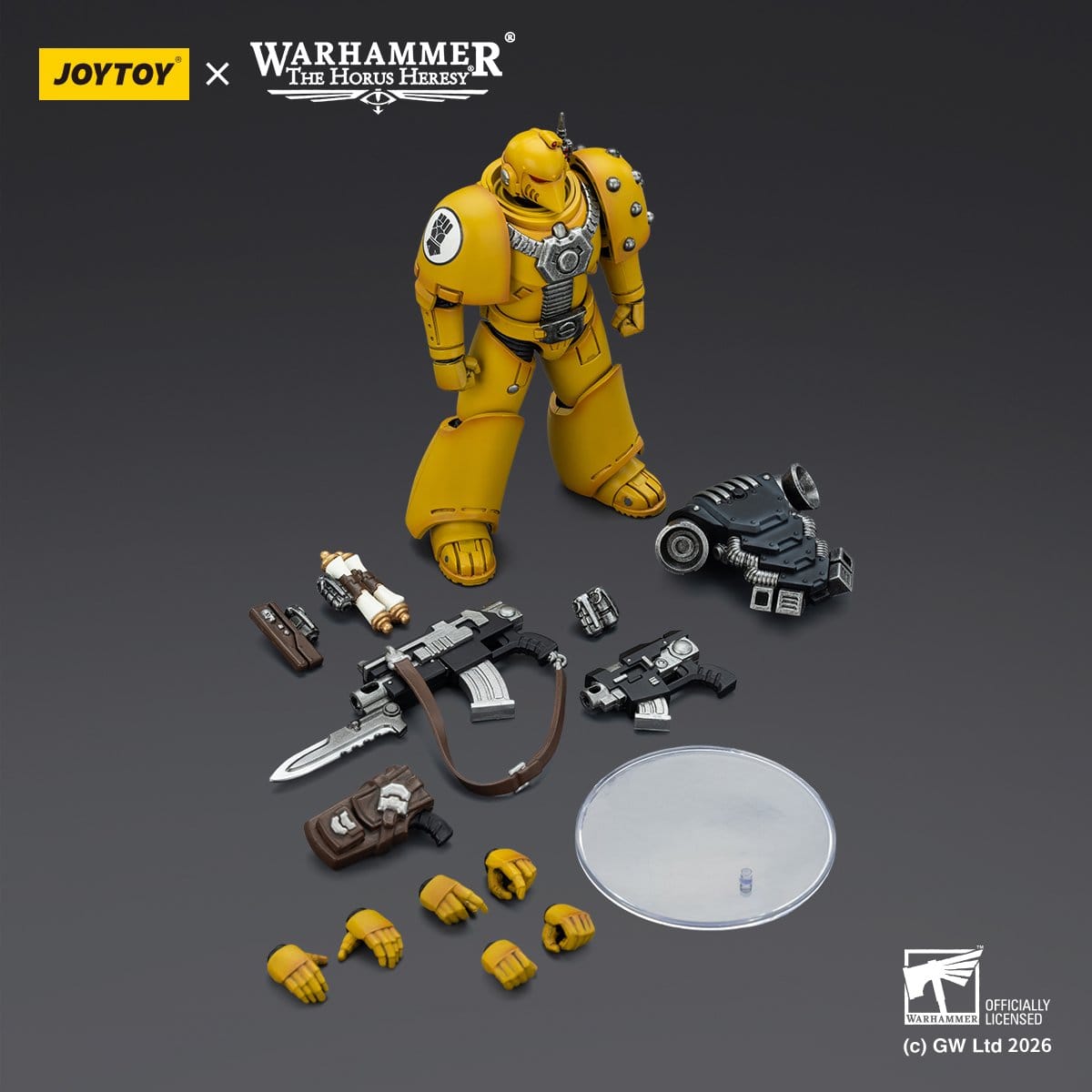 Joy Toy Warhammer The Horus Heresy: Imperial Fist MKVI Tactical Legionary 12cm - Loaded Dice