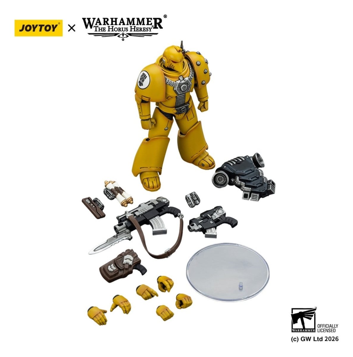 Joy Toy Warhammer The Horus Heresy: Imperial Fist MKVI Tactical Legionary 12cm - Loaded Dice