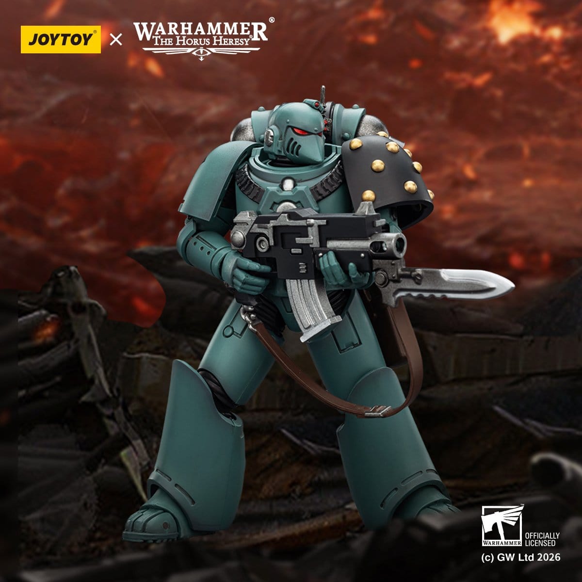 Joy Toy Warhammer The Horus Heresy: Sons of Horus MKVI Tactical Legionary 12cm - Loaded Dice