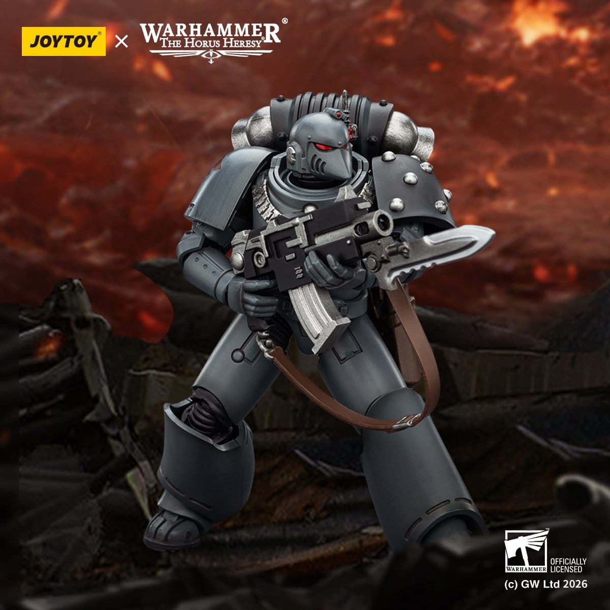 Joy Toy Warhammer The Horus Heresy: Space Wolves MKVI Tactical Legionary 12cm - Loaded Dice