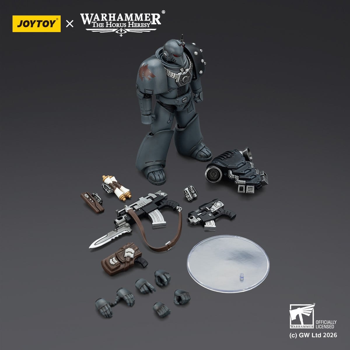 Joy Toy Warhammer The Horus Heresy: Space Wolves MKVI Tactical Legionary 12cm - Loaded Dice