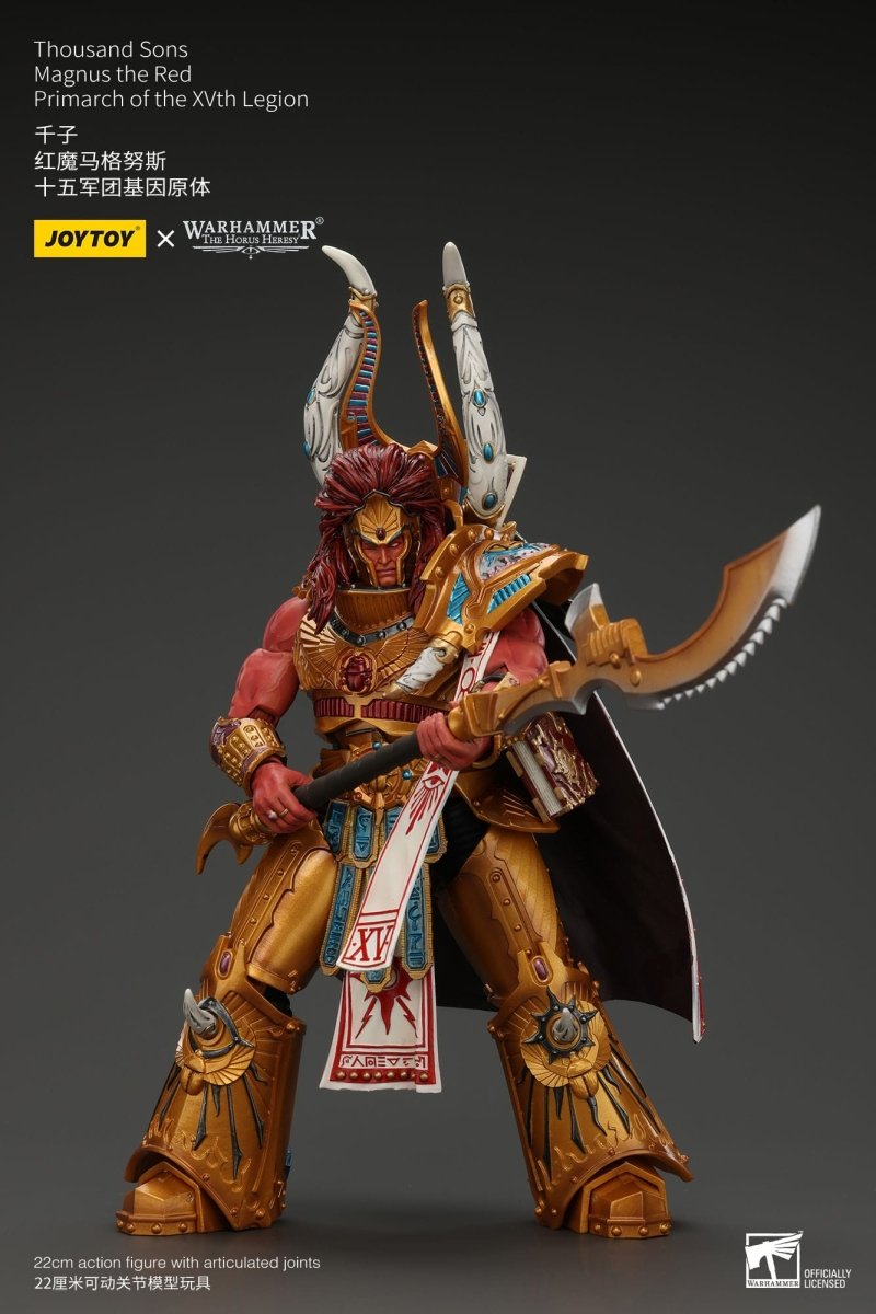 JoyToy 1/18 Thousand sons Magnus the Red Collectible Figure 12cm - Loaded Dice
