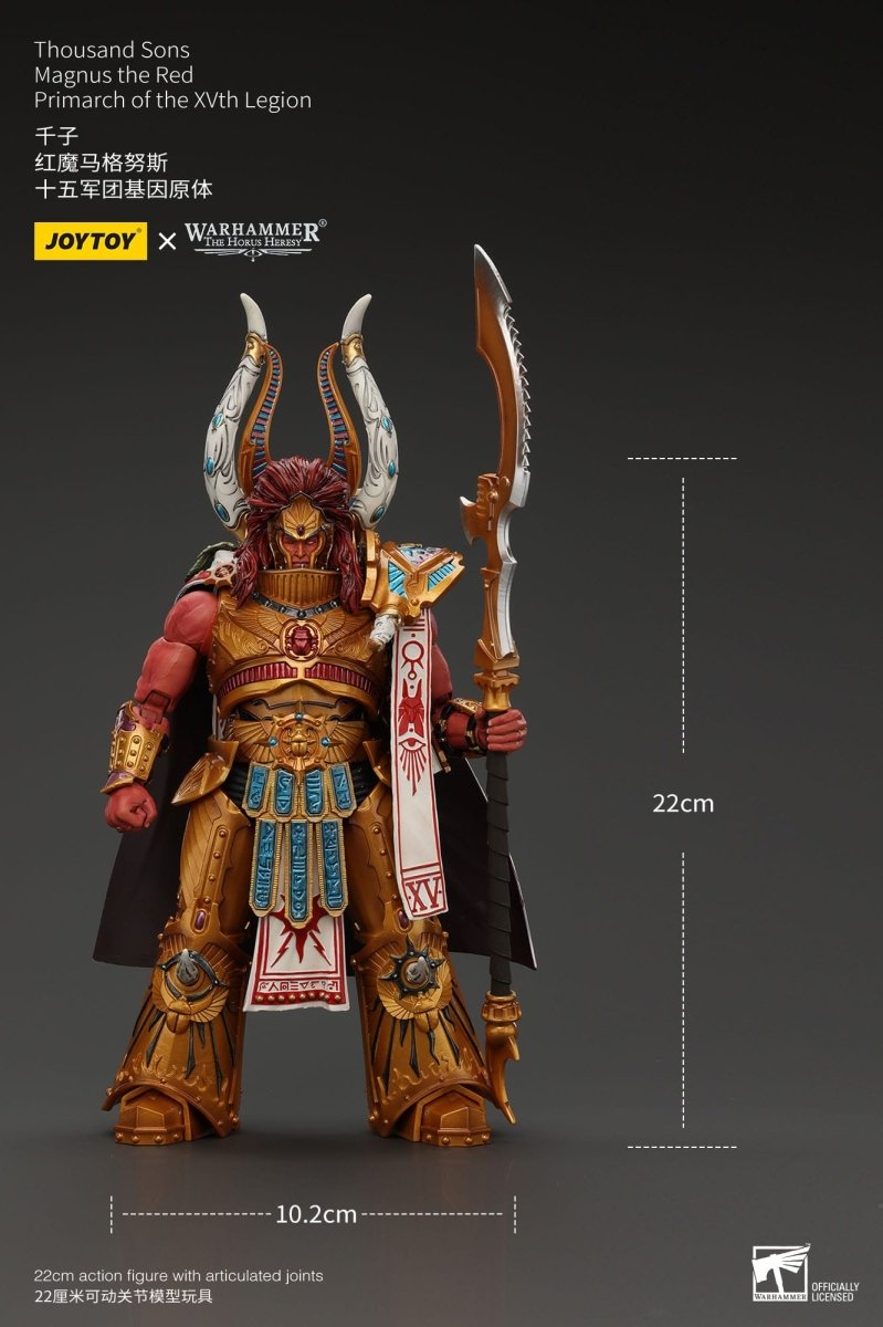 JoyToy 1/18 Thousand sons Magnus the Red Collectible Figure 12cm - Loaded Dice
