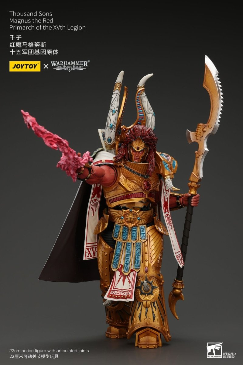 JoyToy 1/18 Thousand sons Magnus the Red Collectible Figure 12cm - Loaded Dice