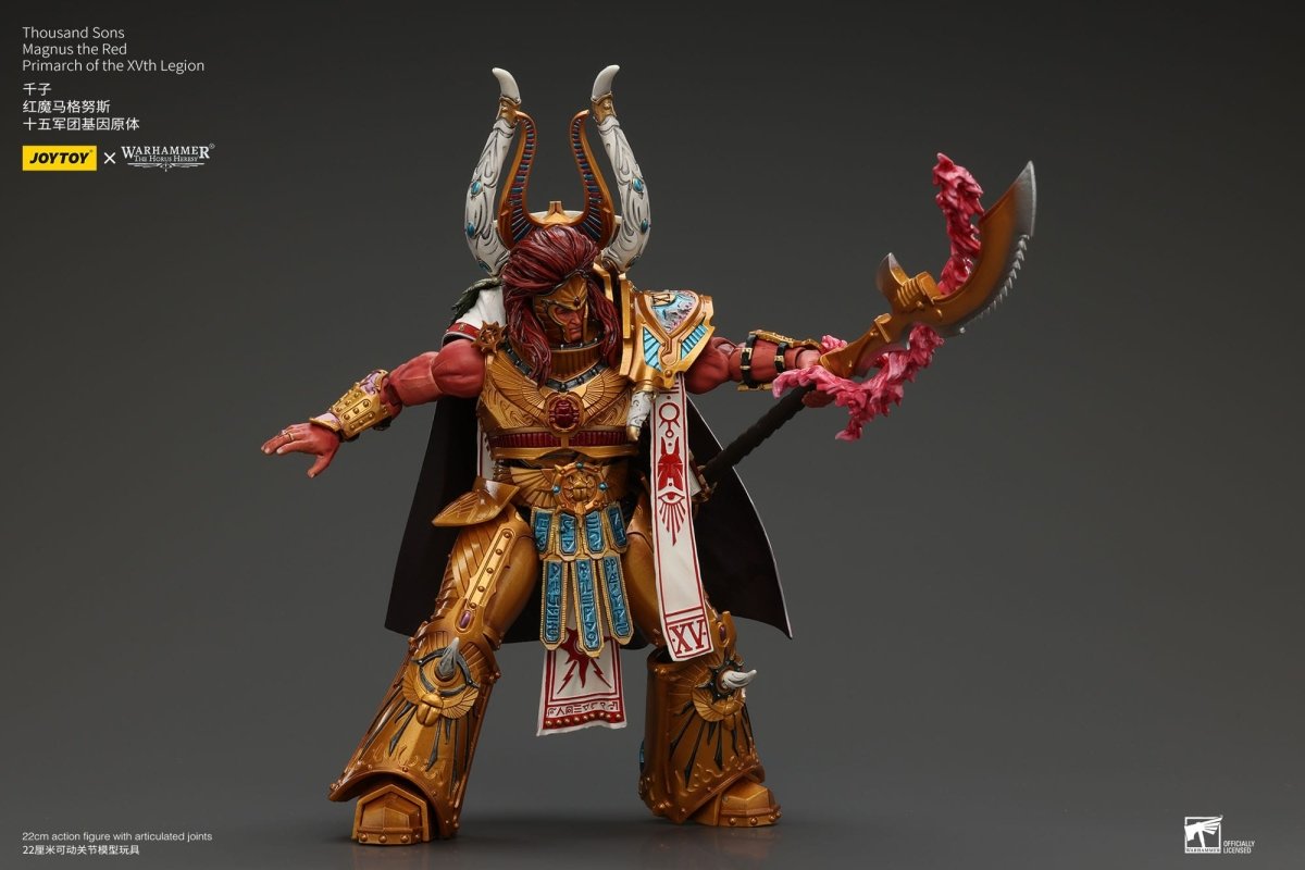 JoyToy 1/18 Thousand sons Magnus the Red Collectible Figure 12cm - Loaded Dice