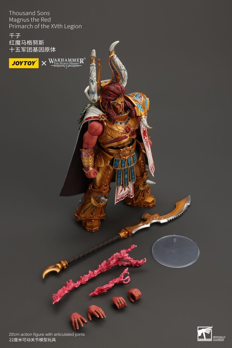 JoyToy 1/18 Thousand sons Magnus the Red Collectible Figure 12cm - Loaded Dice