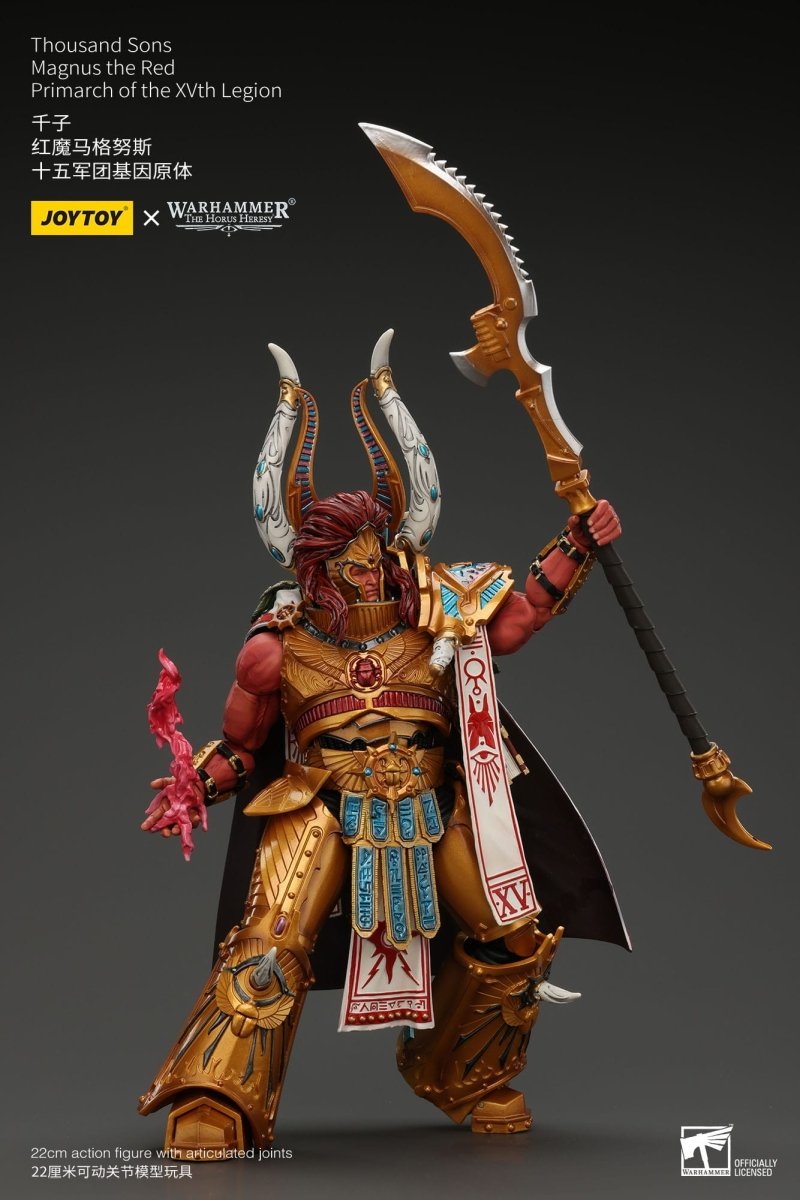 JoyToy 1/18 Thousand sons Magnus the Red Collectible Figure 12cm - Loaded Dice
