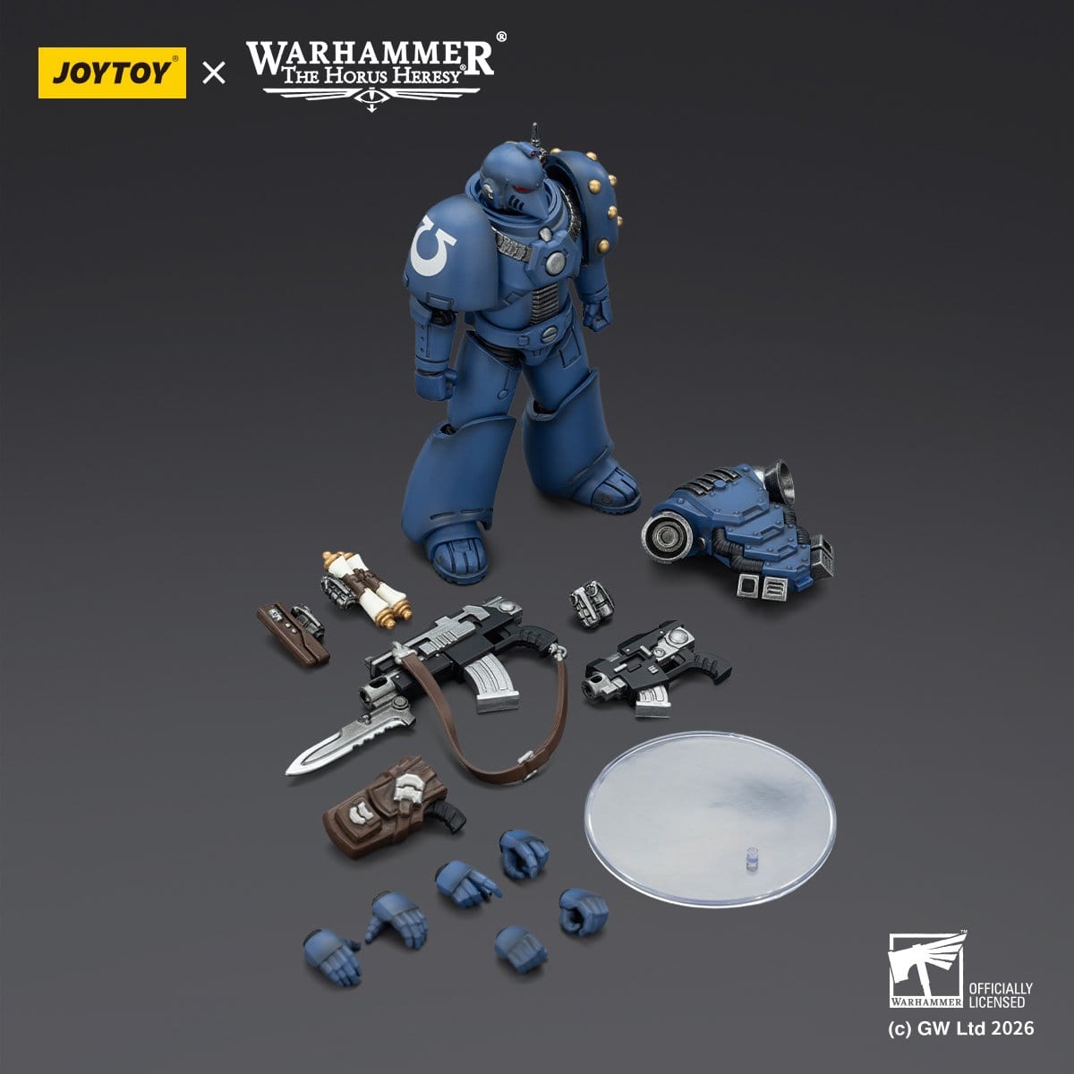 Joy Toy Warhammer The Horus Heresy: Ultramarines MKVI Tactical Legionary 12cm - Loaded Dice