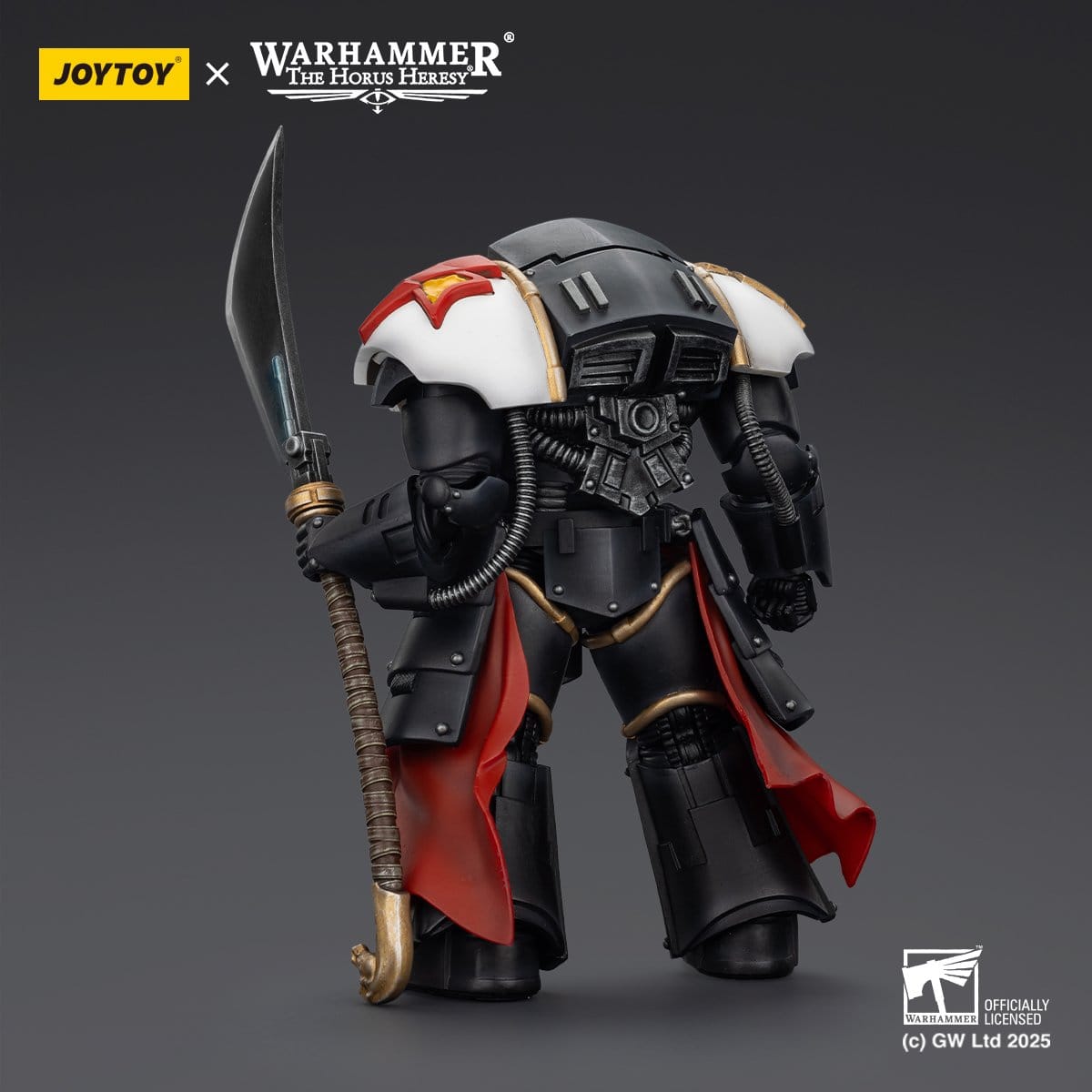 Joy Toy Warhammer The Horus Heresy: White Scars Ebon Keshig Terminator 1 with Power Glaive 13cm - Loaded Dice