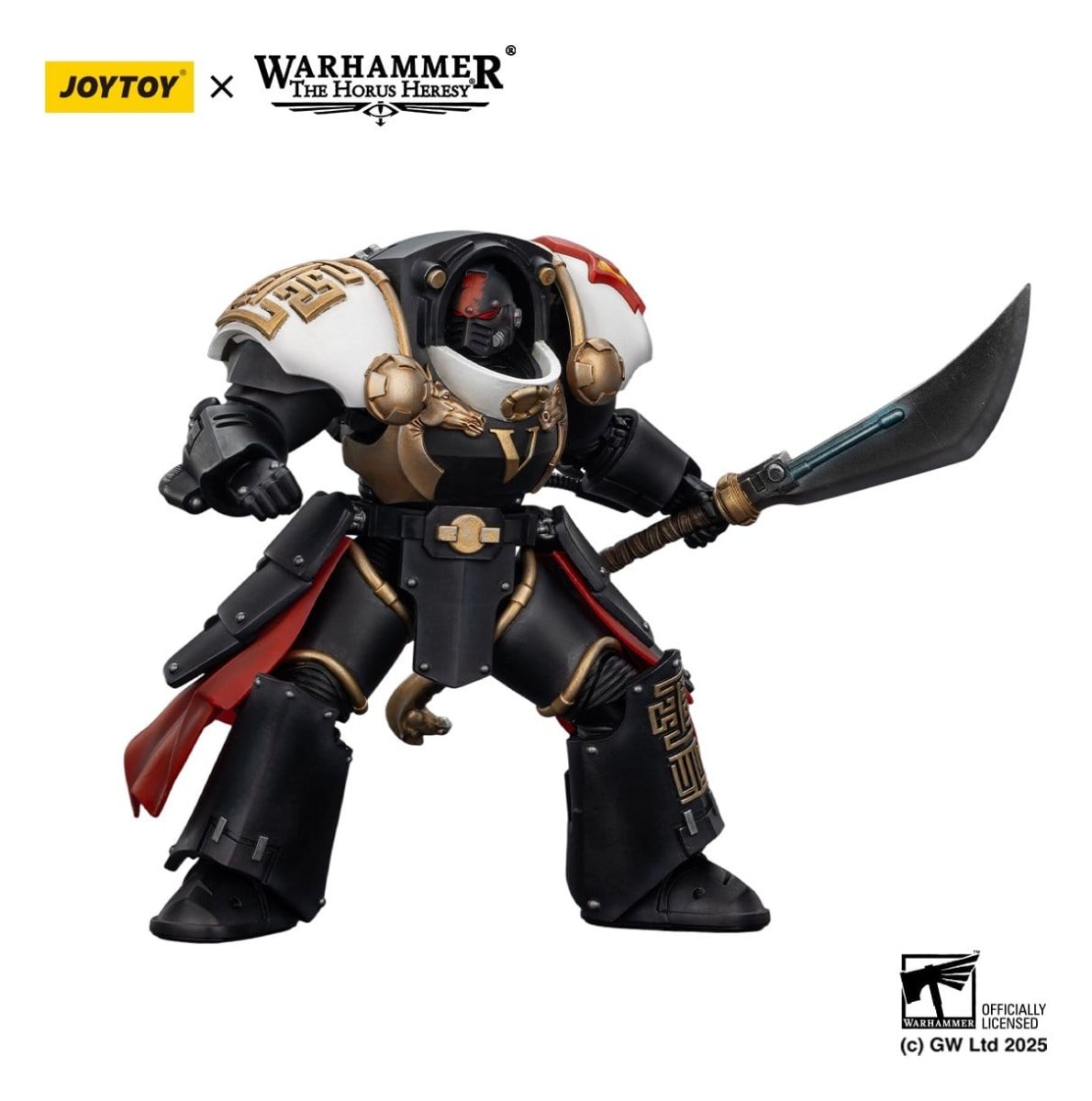 Joy Toy Warhammer The Horus Heresy: White Scars Ebon Keshig Terminator 1 with Power Glaive 13cm - Loaded Dice