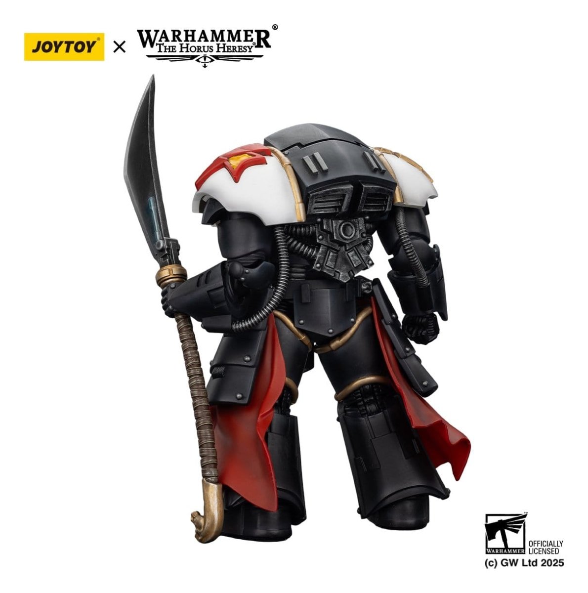 Joy Toy Warhammer The Horus Heresy: White Scars Ebon Keshig Terminator 1 with Power Glaive 13cm - Loaded Dice