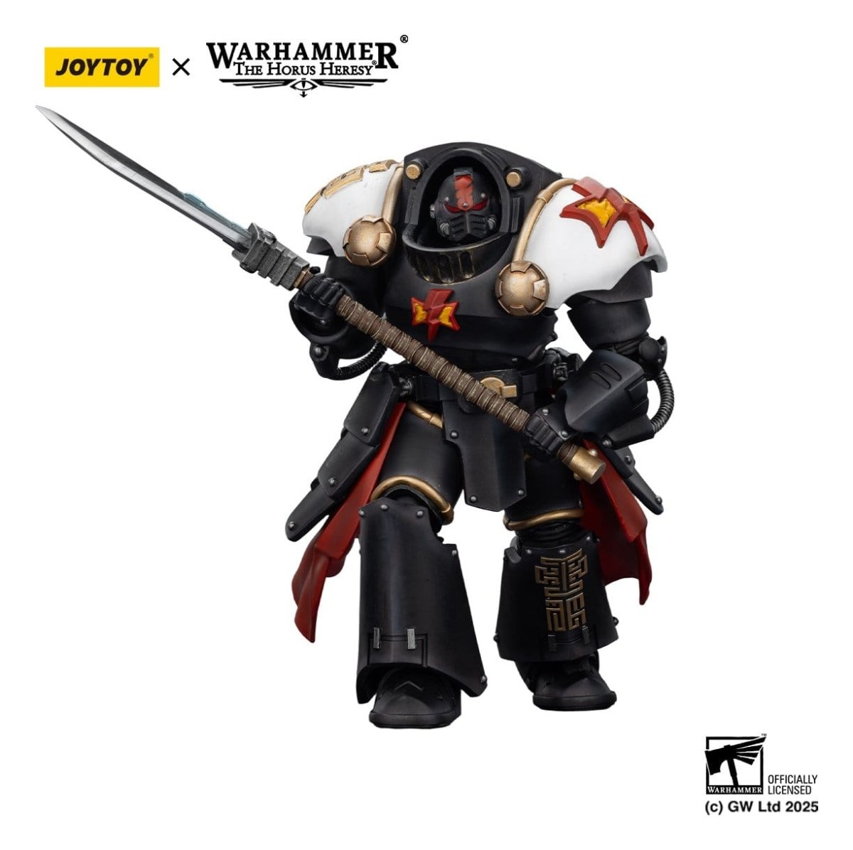 Joy Toy Warhammer The Horus Heresy: White Scars Ebon Keshig Terminator 2 with Power Glaive 13cm - Loaded Dice