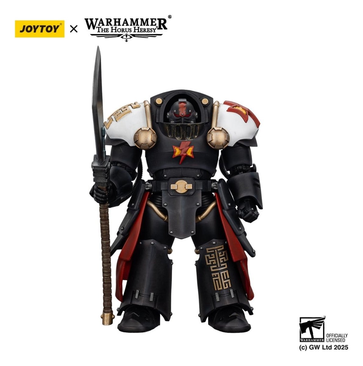 Joy Toy Warhammer The Horus Heresy: White Scars Ebon Keshig Terminator 2 with Power Glaive 13cm - Loaded Dice