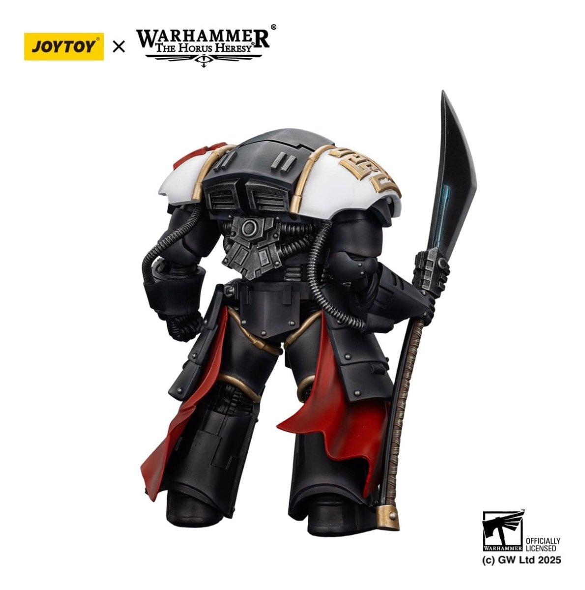 Joy Toy Warhammer The Horus Heresy: White Scars Ebon Keshig Terminator 2 with Power Glaive 13cm - Loaded Dice