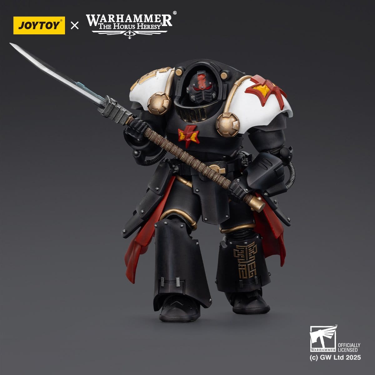 Joy Toy Warhammer The Horus Heresy: White Scars Ebon Keshig Terminator 2 with Power Glaive 13cm - Loaded Dice