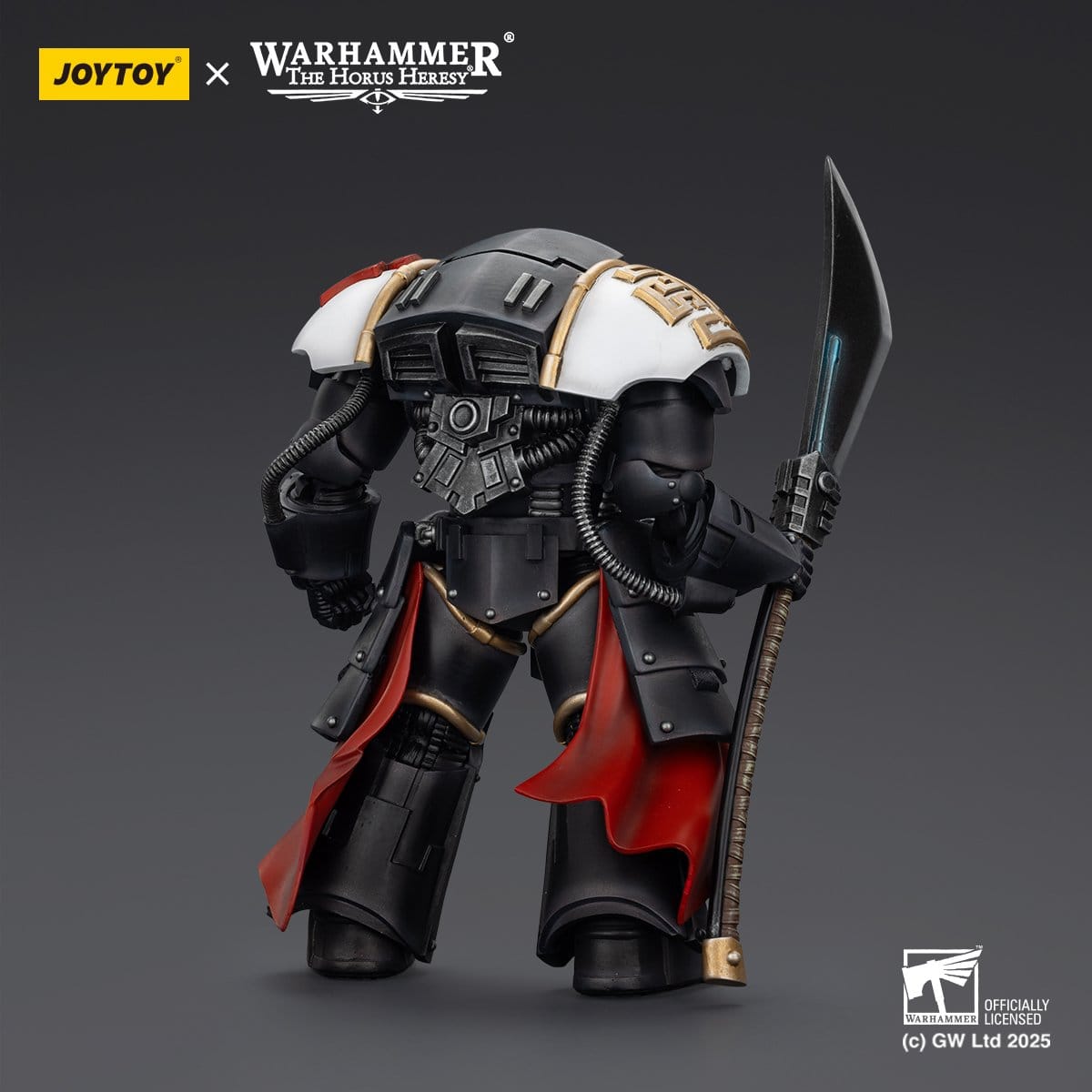 Joy Toy Warhammer The Horus Heresy: White Scars Ebon Keshig Terminator 2 with Power Glaive 13cm - Loaded Dice
